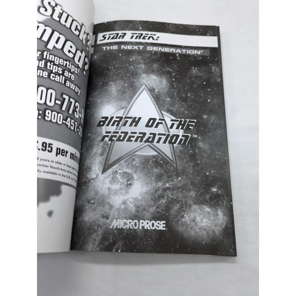 Star Trek Birth Of The Federation PC Game Strategy Guide Book
